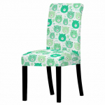 Cute Dog Print S&ouml;&ouml;gitooli kate Loomade toolide kate K&ouml;&ouml;gitoolid Istmekatted Kaitsja Kodu Hotelli banketi kaunistamine Universal Size