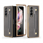 &Auml;rik&auml;epaela nahast &otilde;huke &uuml;mbris Samsung Galaxy Z Fold 4 Fold 4 5g Fold3 Fold2 Fold 3 2 karastatud klaasist kile &uuml;mbrisega for Samsung Z Fold 4 sinine