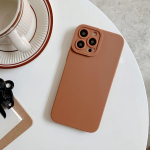 V&auml;rviline &otilde;hukesest silikoonist telefoni&uuml;mbris iPhone'ile 14 13 12 11 Pro Max 7 8 Plus SE 2 6 6s X XR XS Max kaamera objektiivi kaitsekate For iPhone 7/8/SE2020 must