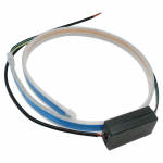 1 tk &uuml;li&otilde;huke auto LED p&auml;evas&otilde;idutule pehme toruriba v&auml;rviline veevalgusti juhtauto HMKH YSXX 30CM lilla/kollane