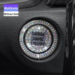 1 tk Autokaunistused Autotarvikud Rhinestone universaalne Crystal Stop S&uuml;&uuml;te L&uuml;liti kate