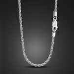 Meeste 100% 925 Sterling H&otilde;be 3mm Keerdn&ouml;&ouml;riga Kaelakee Naiste Teemantl&otilde;ikega Kinnis Karbikett 16 -30 Tolli Choker Ehted Poiste Kingitused 16 nches