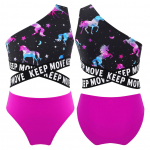 2 tk Lastele T&uuml;drukutele As&uuml;mmeetriline &Uuml;he &otilde;larihmaga Ristipuidust tr&uuml;kiga k&auml;rbitud topid ja p&uuml;ksid, Rannabasseini ujumiskost&uuml;&uuml;m 5-6 Years roheline/must