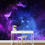Seinatapeet Galaxy Eemaldatav tapeet Seinakleebis Universe Galaxy Scene Seinatapeet magamistoa ja elutoa jaoks Koduseina sisekujundus 200 cm(W) x 140 cm(H)
