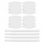 8 tk auto ukse k&auml;epideme kaussi kriimustuste eest kaitsvad kleebised universaalsed Toyota Chr tarvikutele Bmw F11 tarvikutele s&otilde;idukile strip and bowl