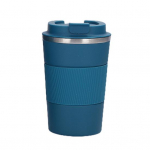 Kohvitass, suure mahutavusega hea tihendus Lekkekindel isoleeritud roostevabast libisemiskindlast terasest vaakumveekruus 380ML valge