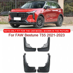 Autode stiil FAW Bestune T55 2021-2023 jaoks ABS Auto porilauad Porikaitse Poritiivad Eesmised Tagumised Tiivad Autotarvikud must