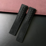 20 mm 22 mm 24 mm must sinine pruun matt ehtsast nahast kellarihm TAG HEUER CARRERA AQUARACER Monaco F1 kellarihma k&auml;ev&otilde;rule 22mm silver clasp must