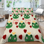3D konnamustriga voodipesukomplekt Magamistoa tekikate padjap&uuml;&uuml;r Voodipesukomplekt AU/EU/US T&auml;issuurus Kodu kaunistus Baby 100x135cm