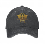 Punk Unisex Puuvillane SPQR Rooma Impeeriumi Pesapallim&uuml;ts Gladiaator Keiserlik Kuldne Kotkas Embleem Reguleeritav Isa M&uuml;ts unisex Wounisex Spordiks Adult Baseball Cap