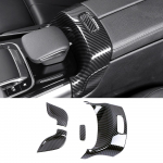 Mercedes Benz B GLA GLB klassi W247 H247 X247 jaoks auto keskkonsooli k&auml;etoe hoiukarbi l&uuml;liti nupu raami katte trimm Carbon Fiber Color