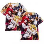 Suvekeskkooli DxD T-s&auml;rgid Anime Seksikad T&uuml;drukud 3D Prindiga T&auml;navar&otilde;ivad Mehed Naiste Mood Suur T-s&auml;rk Harajuku Laste T-s&auml;rgid Topid M