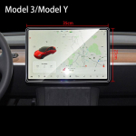 2023. aasta UUS auto-GPS-i navigatsiooniekraani kaitsekile Tesla Model 3 Model Y Model X Model S karastatud klaasist matt ja l&auml;bipaistev HD Clear-Model 3/Y