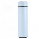 Roostevabast terasest nutikas veepudel, lekkekindel, kahekordse seinaga, hoiab jooki kuumana ja k&uuml;lmana, LCD temperatuurin&auml;idik punane