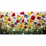 Abstraktsed lilled &Otilde;limaal l&otilde;uendil Seinakunsti plakatid ja v&auml;ljatr&uuml;kid Seinapildid elutoa jaoks Magamistoa P&otilde;hjamaade kunsti sisekujundus 20x30CM NO FRAME ar&uuml;liidkollane v&auml;rv