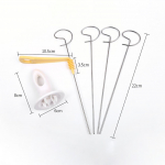 Kartulispiraalmanueli viilul&otilde;ikuri korduvkasutatavad kartulikeerajad roostevabast terasest laastud valge