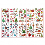 10 tk J&otilde;ulut&auml;toveeringu kleebised Armas multikas j&otilde;uluvana lumememm p&otilde;der karu j&otilde;ulupuu kleebised lastele A