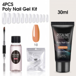 ROSALIND 30 ml k&uuml;&uuml;nepol&uuml;st k&uuml;&uuml;negeeli komplekt h&uuml;briidk&uuml;&uuml;nte pikendamiseks UV geellakiga Quick Builder geelmanik&uuml;&uuml;ri komplekt s&otilde;rme pikendamiseks k&uuml;&uuml;nte kunsti kujundamiseks