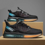 Uued lendavad riidest spordijalatsid vabaaja meeste jalan&otilde;ud, v&otilde;rkpind, hingav, mugav pehme tald Trend Meeste v&auml;lijooksujalatsid 39 valge