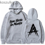 Anuel AA Album Real Hasta La Muerte Hoodies Unisex/ Women Hip Hop Hoodie Talvetopsid pikkade varrukatega Harajuku Sudaderas Kevad s&uuml;gis 2XL