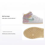 Air Jordan 1 Mid SE PS J&auml;&auml;tis Laste tossud Valge Arctic-Punch Bleek-Vanill DD1667-100 35