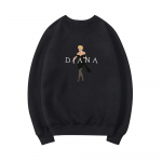 Printsess Diana Pusa Vinagte 90ndate Graafilised kapuutsid Printsess Diana Revenge Kleit Dressipluus Unisex pikkade varrukatega pulloverid Unisex topsid 2XL