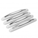 4 tk auto ukse serva trimmikaitse kriimustusvastane dekoratiivriba kleebis valge