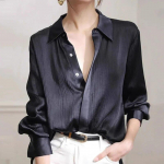 Vintage elegantne pikkade varrukatega kontoripluus, mood naiste avar, lihtne s&auml;rk, naine, kevad-s&uuml;gis vabaaja naiste topid 30244 S sinine