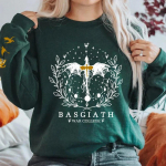 Neljanda tiiva dressipluus Basgiath War College'i dressipluus Naiste graafiline kapuuts Ratsaniku Quadrant Fantasy Reader Bookish Pullover Top L
