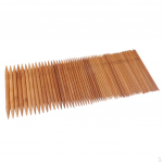 75-osaline 2-10 mm kaheotsaga karboniseeritud bambusest kudumiskomplekt