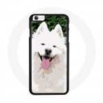 Valge samojeedi iPhone 4 &uuml;mbris