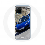 Coque pour Vivo Y21s 2021 / Y21 2021 Formule 1 McLaren Voiture Bleu