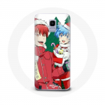 &Uuml;mbris Samsung Galaxy A8 2018 Karma ja Nagisa Assassination Classroom Anime j&otilde;ulup&uuml;ha jaoks