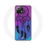 &Uuml;mbris Xiaomi Mi 11 Lite Dream Catcherile, must sinine ja lilla taust