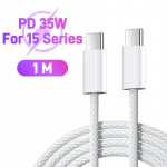Laadija 35W Apple iPhone 15 Pro Max Kiirlaadimine 1M Type C kaabel iPhone 15 Plus andmejuhtmega telefoni tarvikud
