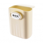 Meigipintslikarbiga pliiatsihoidja, suure mahutavusega stantsivaba seinale paigaldatav rack, kirjatarvete konteiner beež