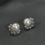 BELLA BOX Kerge luksuslik ni&scaron;&scaron; t&auml;is teemant magus lihtne imitatsioon Mo mageveep&auml;rli stiilis k&otilde;rvar&otilde;ngad s&otilde;brap&auml;eva kingituseks 10mm pirni