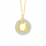 BLINGBAY naiste ripats kaelakee koi kaelakee aksessuaarid Hetian jade ripats kampsun kett Ni&scaron;&scaron; Peen t&uuml;drukute s&uuml;nnip&auml;eva ehted kingitus