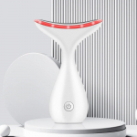 Neck Face Beauty Device 3 Colors Led Photon Facial Massager pinguldav noorendav kortsudevastane ultraheli vibratsiooni t&otilde;stmine CN