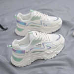 Naiste kingad Uued suvised hingavad tossud Naiste jooksmine Kerge p&otilde;rutusv&otilde;imega isakingad valged kingad 35 roheline