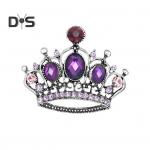 Rhinestone kroon pross Vintage kampsun kardigan mantel &Auml;ri&uuml;likond rev&auml;&auml;rin&otilde;el Naiste moeehted Kingitus R&otilde;ivad Aksessuaarid lilla