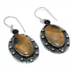 Natural Sonora Sunrise, Spinel Gemstone 925 Sterling Silver Earring 2.17 v1a82