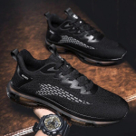 Hingavad Jooksujalatsid Meestele Kevadised V&otilde;rkpitsiga Kerged Tossud Vabaaja Libisemiskindlad Treenerid Zapatillas Deportivas Para Mujer 45 black
