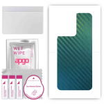 apgo Protective Skin Sticker for the back compatible with Oppo Reno8 5G, Wrap Film, Foil, Vinyl - Pattern Carbon Chameleon CAKA1