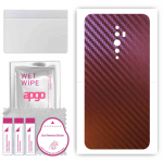 apgo skin sticker film foil vinyl for the BACK compatible with Oppo Reno2 Z, scratch-resistant, easy to install - Carbon Chameleon CAKA5