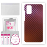 apgo skin sticker film foil vinyl for the BACK compatible with Samsung Galaxy S20 Plus, scratch-resistant, easy to install - Carbon Chameleon CAKA5