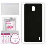 apgo Protective Skin Sticker for the back compatible with Nokia 1 Plus, Wrap Film, Foil, Vinyl - Pattern Matrix