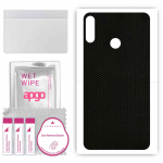 apgo Protective Skin Sticker for the back compatible with Tecno Spark 3, Wrap Film, Foil, Vinyl - Pattern Matrix