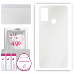 apgo Protective Skin Sticker for the back compatible with Cubot C20, Wrap Film, Foil, Vinyl - Pattern Matte Transparent