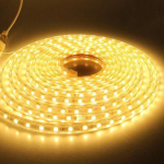 LED-ribavalgusti veekindel 5050 siseruumides v&auml;ljas LED painduv lintvalgusti tross 220V valgustus elutoa dekoratiivlamp 8M soe valge v&auml;rv
